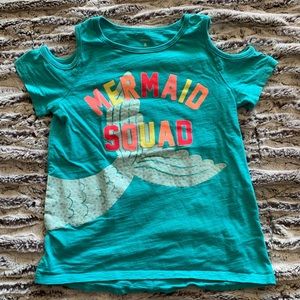Girls Size 8 Carter’s Sparkly & Shimmery Mermaid Shirt